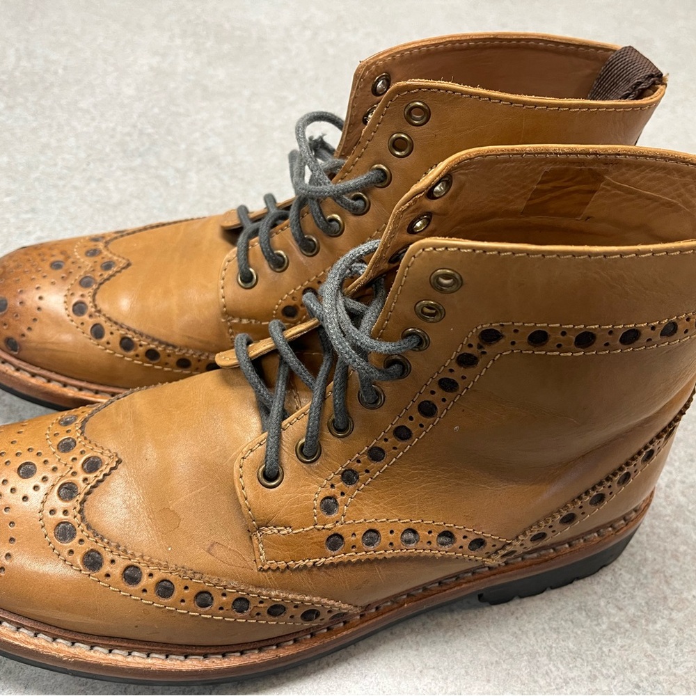 Lotus of England “Marlboro” Wingtip Boots – Men’s Size 9 – Rare & Discontinued - Picture 1 of 6